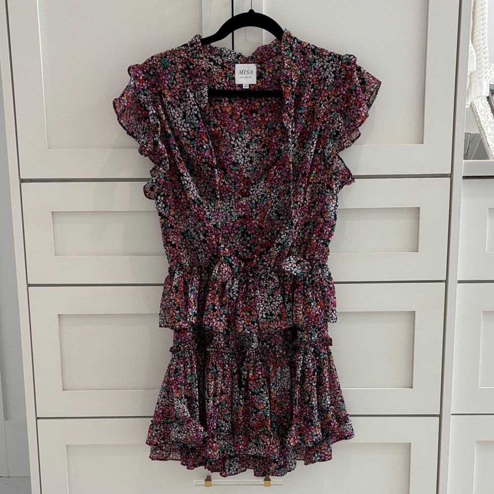 Misa Los Angeles Floral Mini Dress - Multicolor